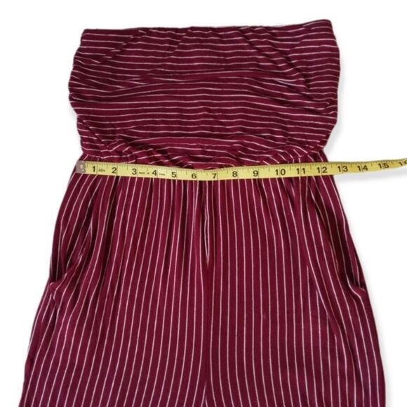 Altar'd State Small Boho Strapless Striped Jumpsuit - Picture 7 of 16